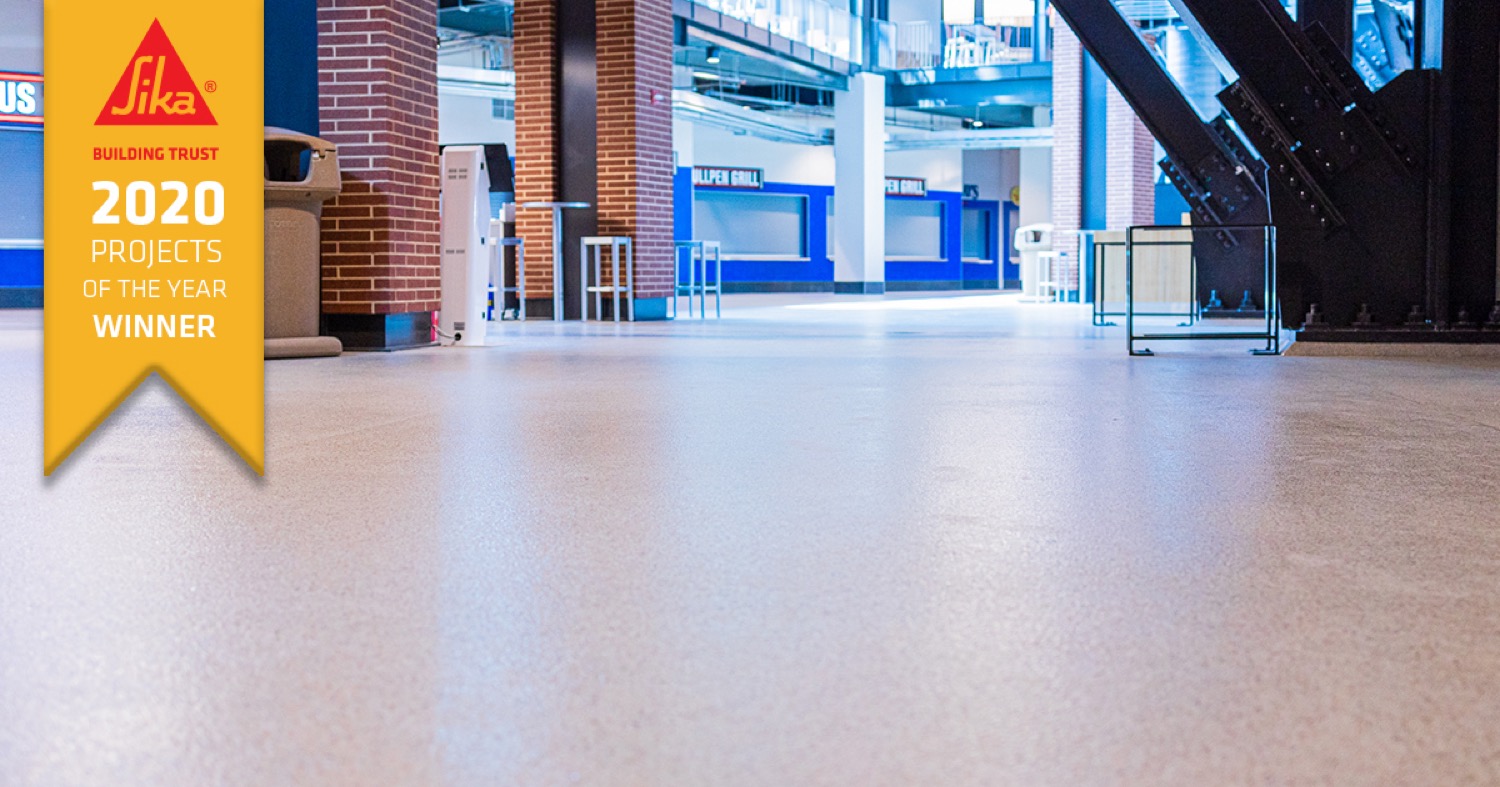 Preferred LLC flooring, Sika Building Trust 2020 projects of the year winner