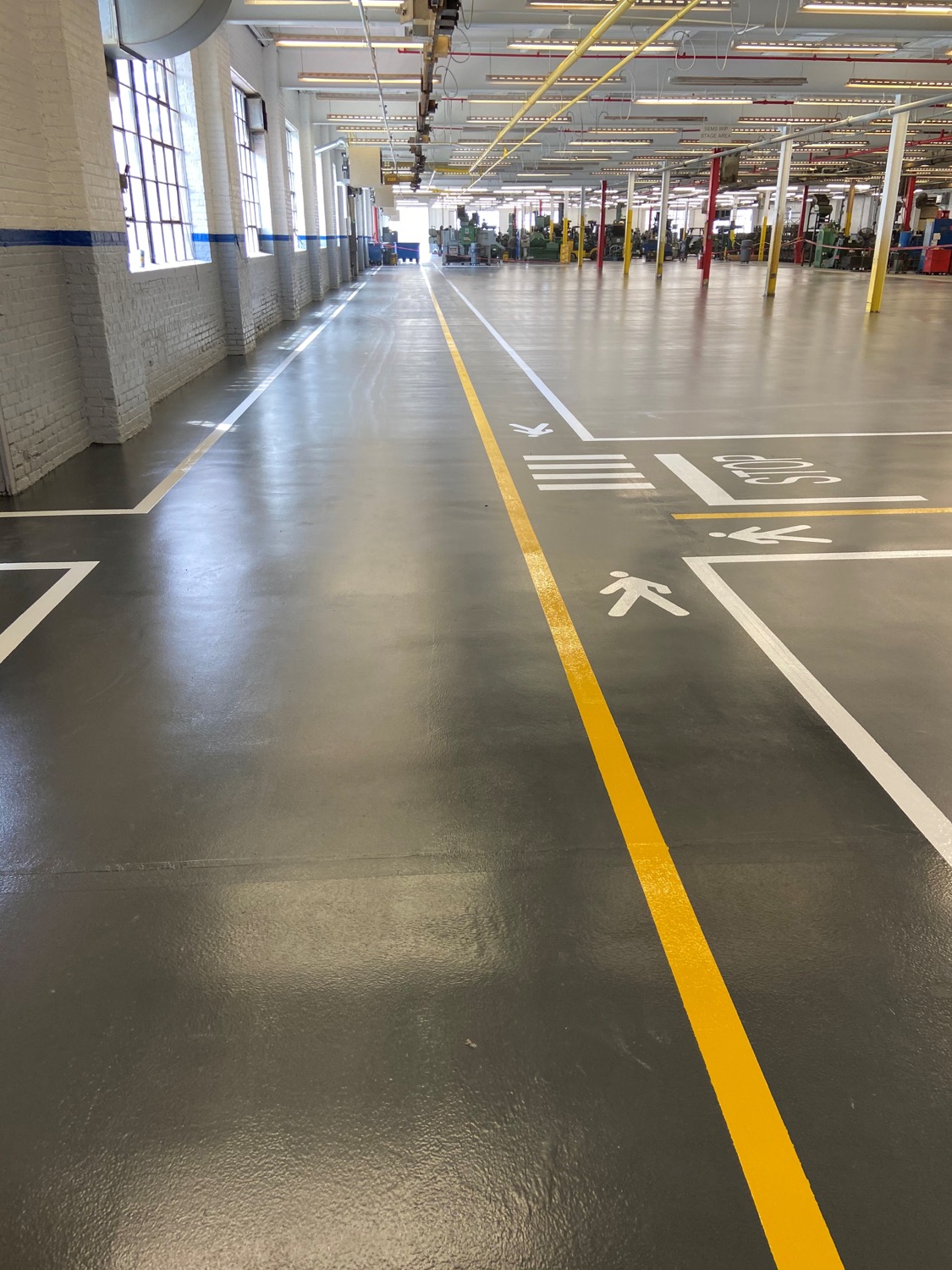 Cleveland facility floor installation