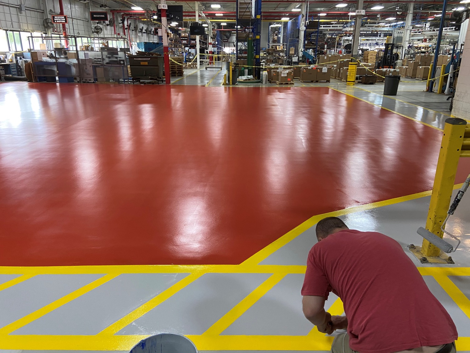 new facility commercial flooring